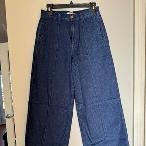 New Without Tags Madewell Wide-Leg Trouser Jean - Size 26